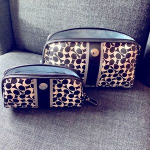Coach Makeup Bags -2 pc